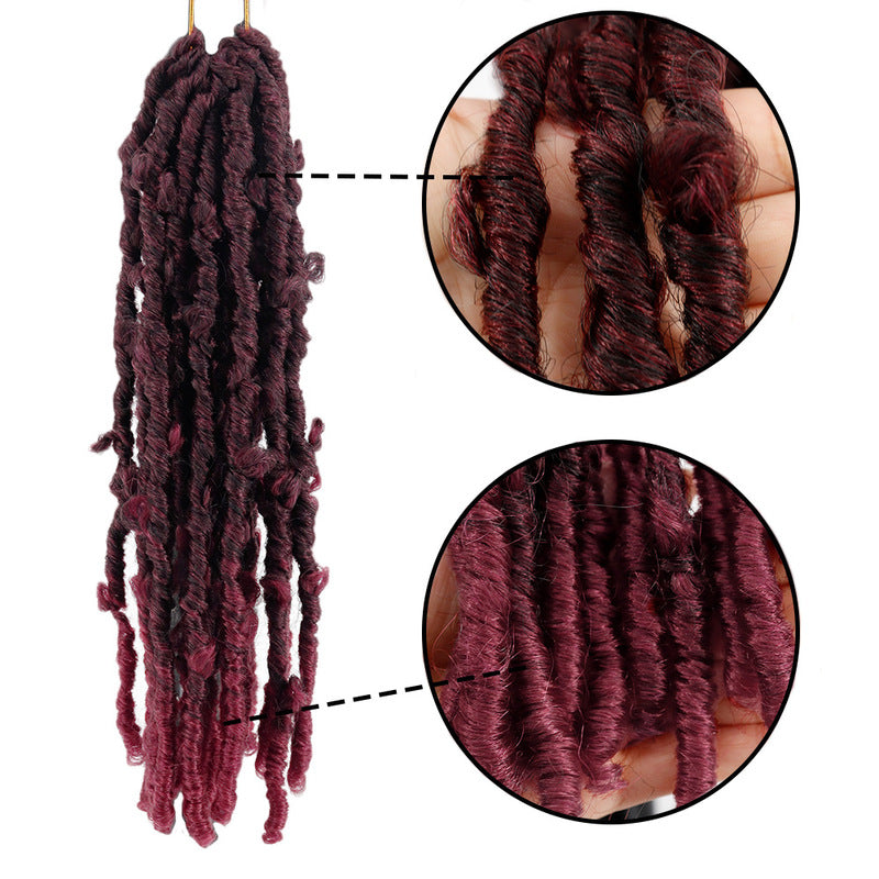 Luna Wigs Lady Butterfly Curly Dirty Braid Wig