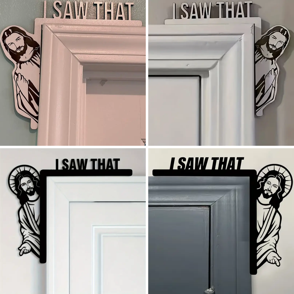 ON SALE🔥“I Saw That ”Jesus Sign Frame Decor-Buy 4 Free Shipping