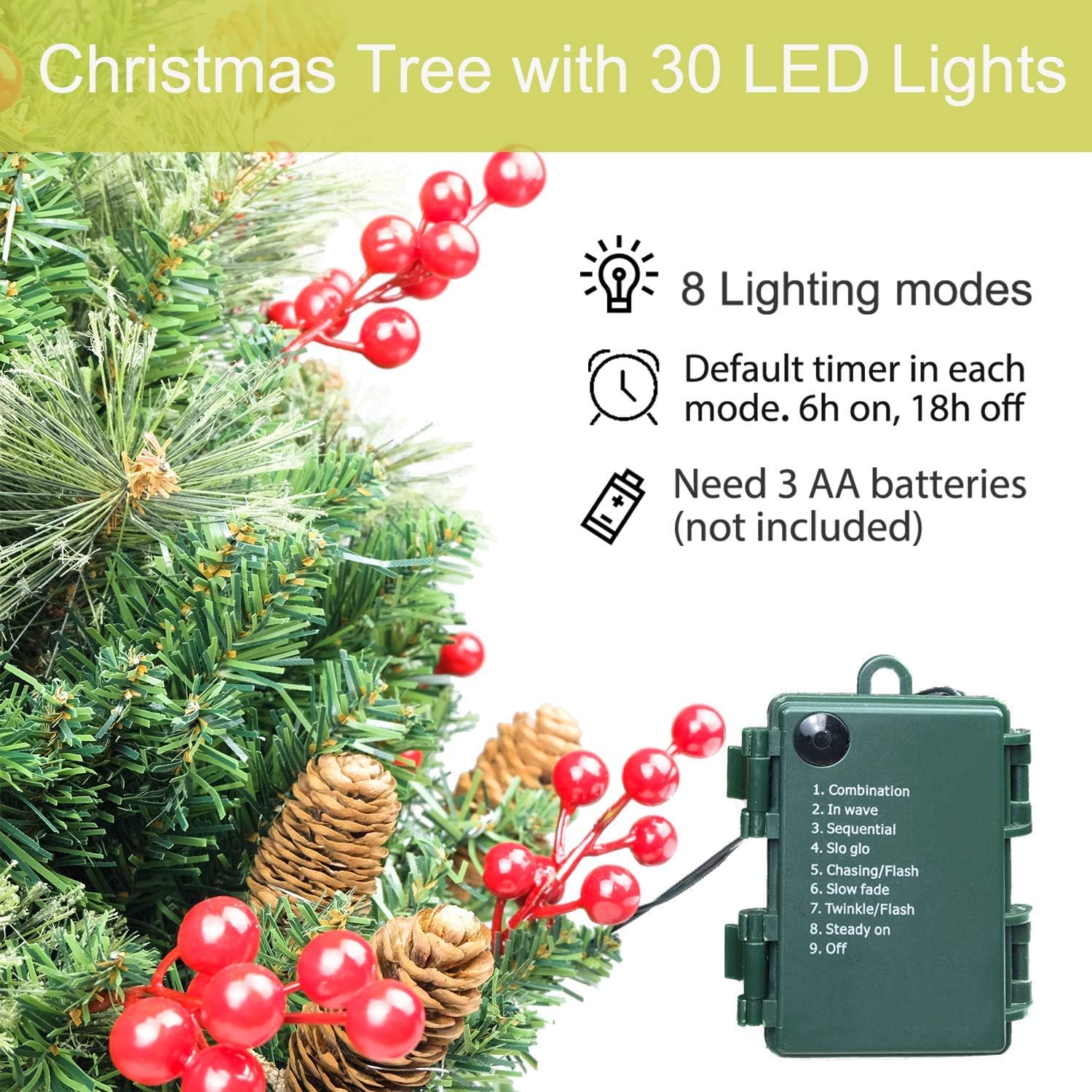 🎄CHRISTMAS ON SALE🔥Artificial LED Christmas Tree
