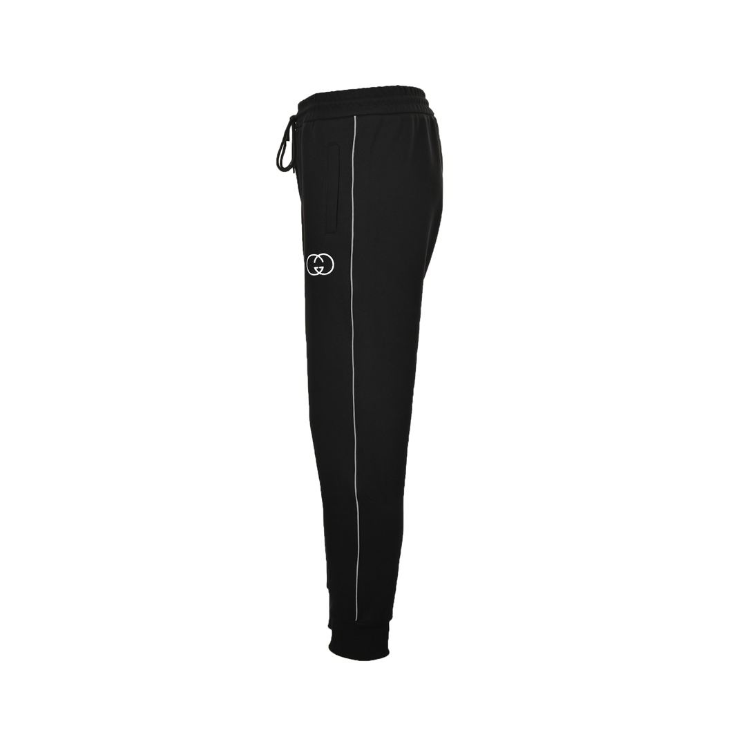 Gucci 24Fw Double G embroidered 3M reflective webbing trousers