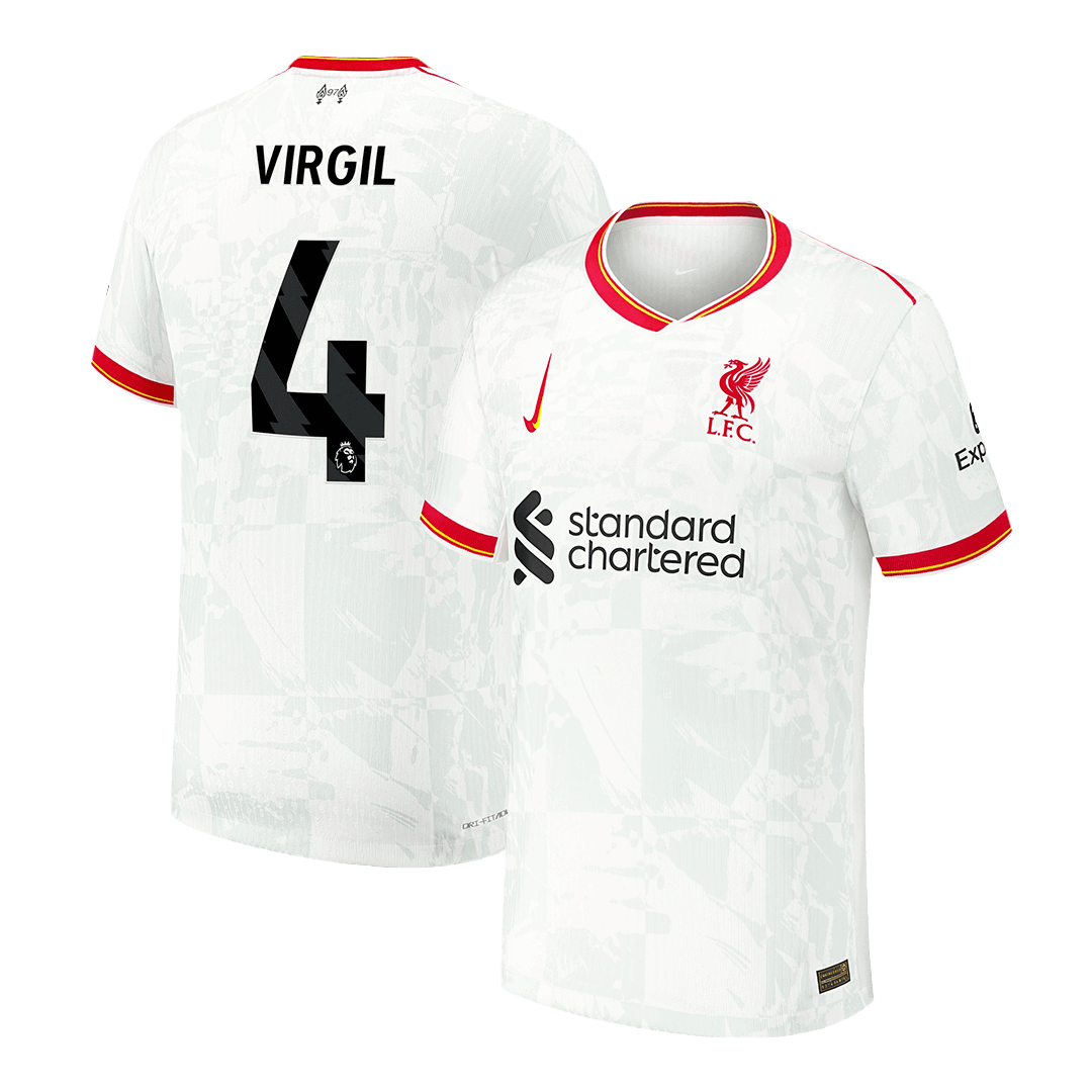Authentic VIRGIL #4 Liverpool Third Away Shirt 2024/25