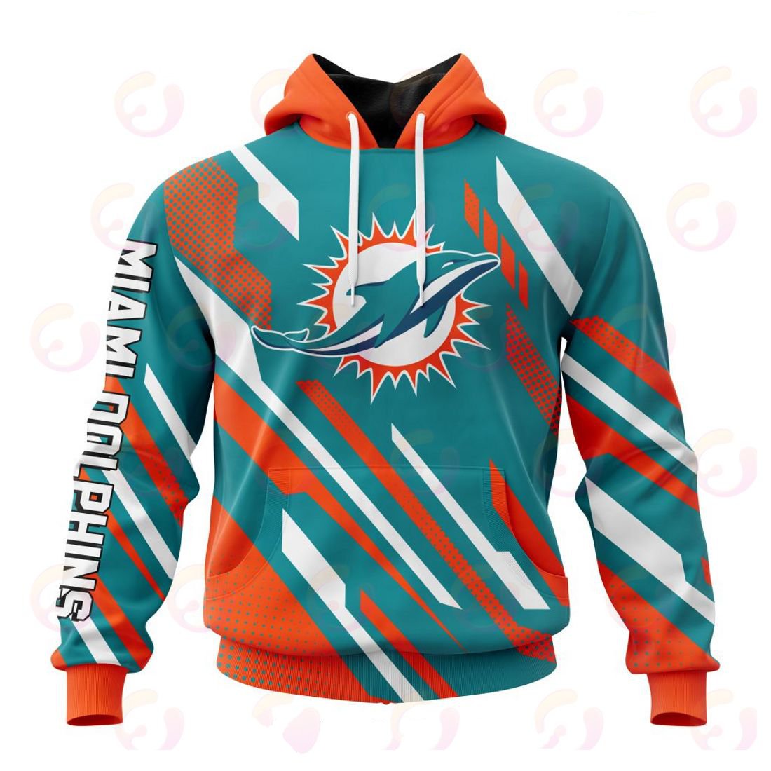 MIAMI DOLPHINS 3D HOODIE SPECIAL MOTOCROSS CONCEPT
