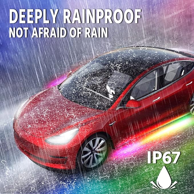 Car Chassis Flexible RGB Waterproof LED Strip Lights