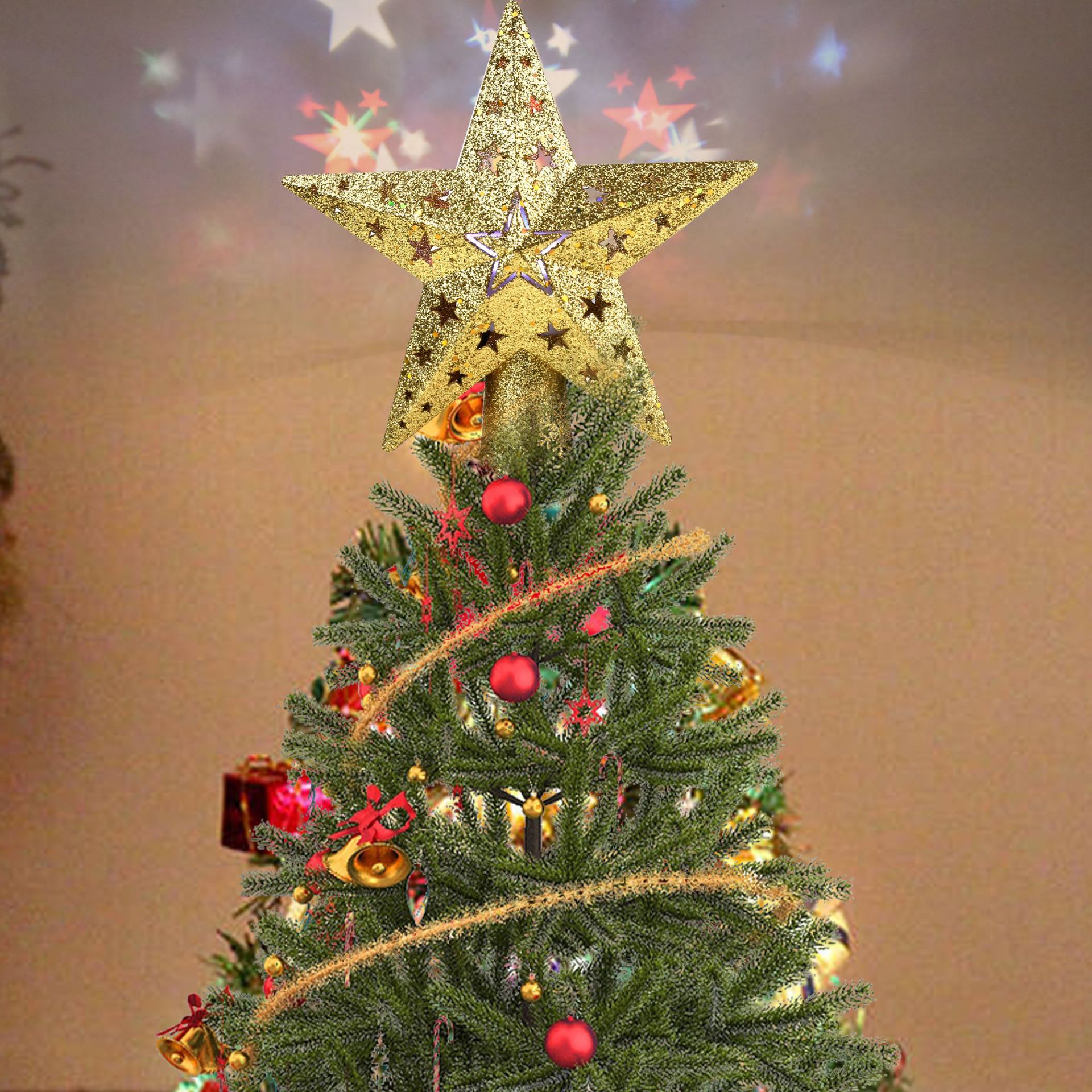Christmas  Tree-top Decoration Light