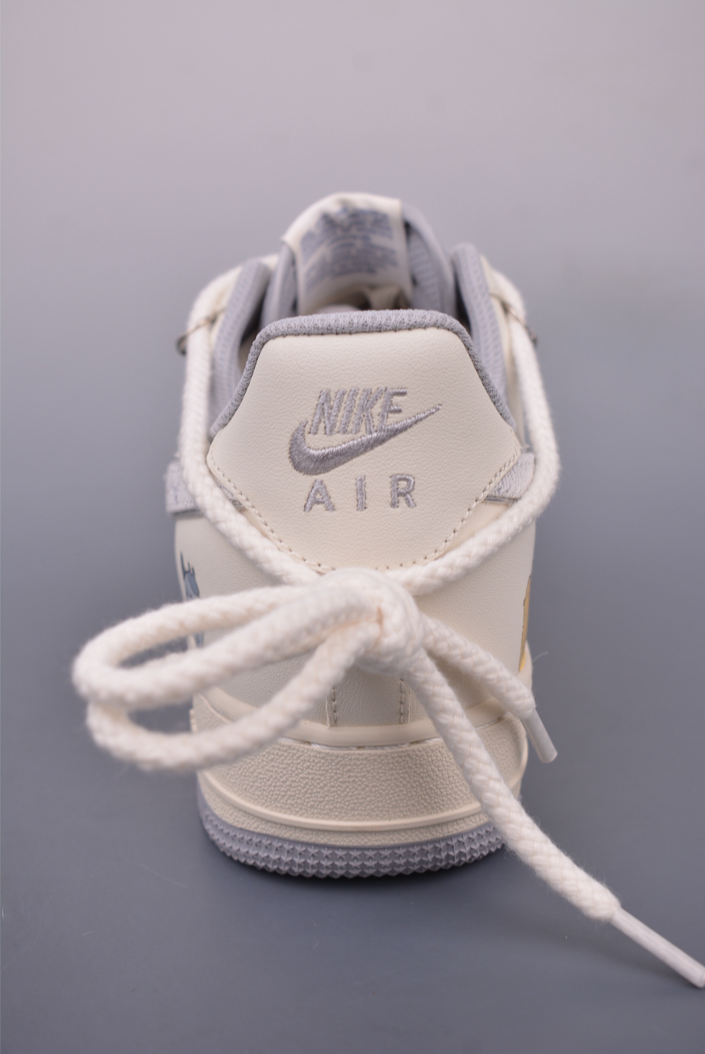 LV x Nike Air Force 1 07 Low Sneakers Thick Rope Straps Beige Capybara LV0506-220