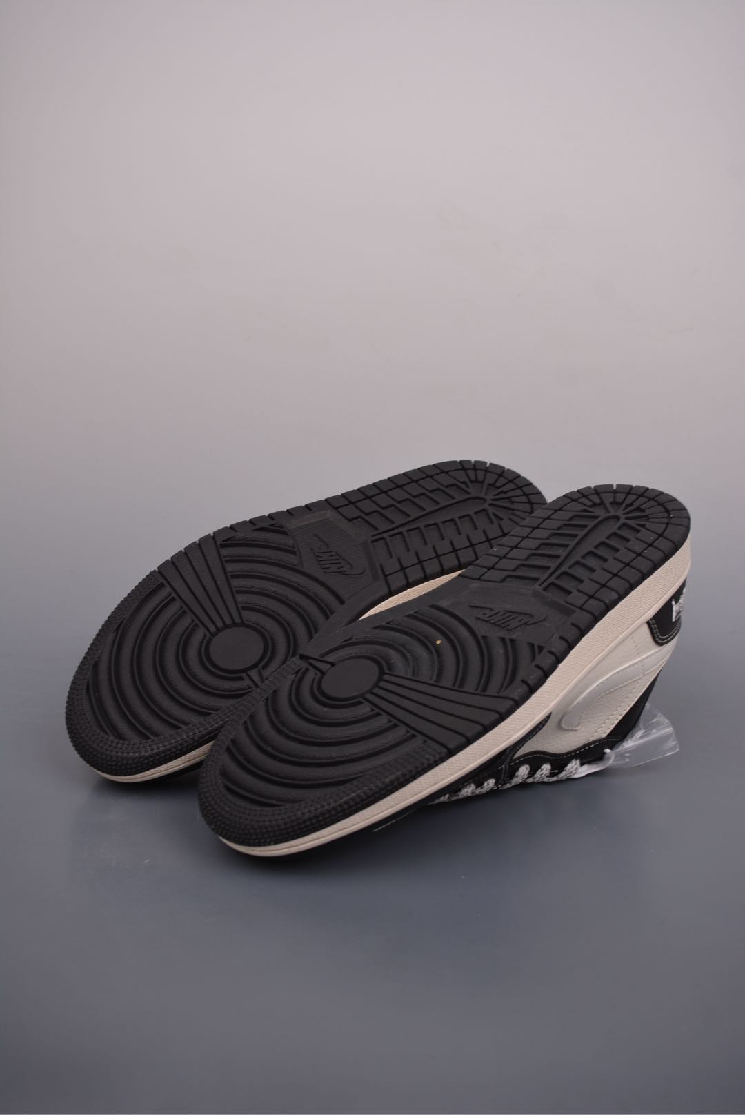 Stussy x Nike Air Jordan 1 Low OG Black Beige White XX3318-507