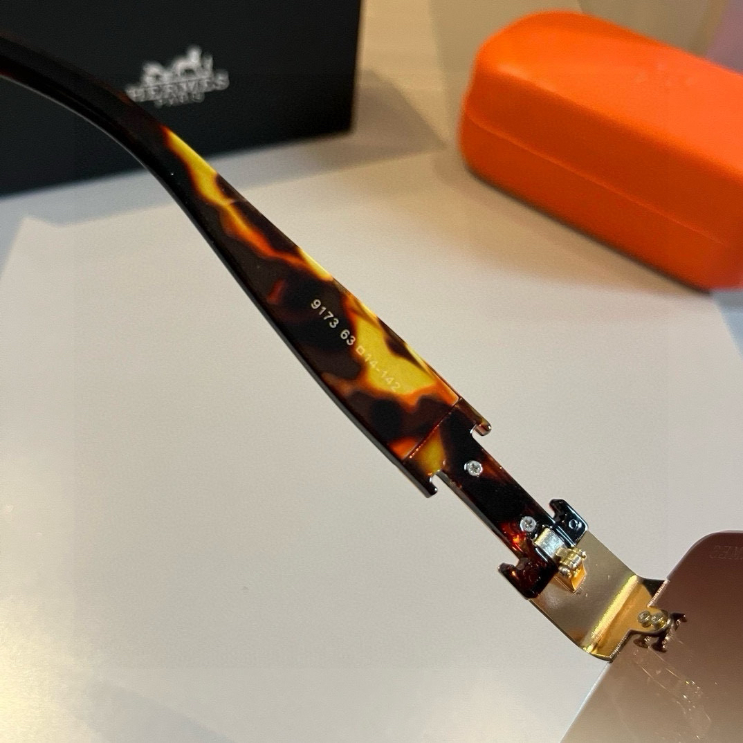 Hermes rimless sunglasses