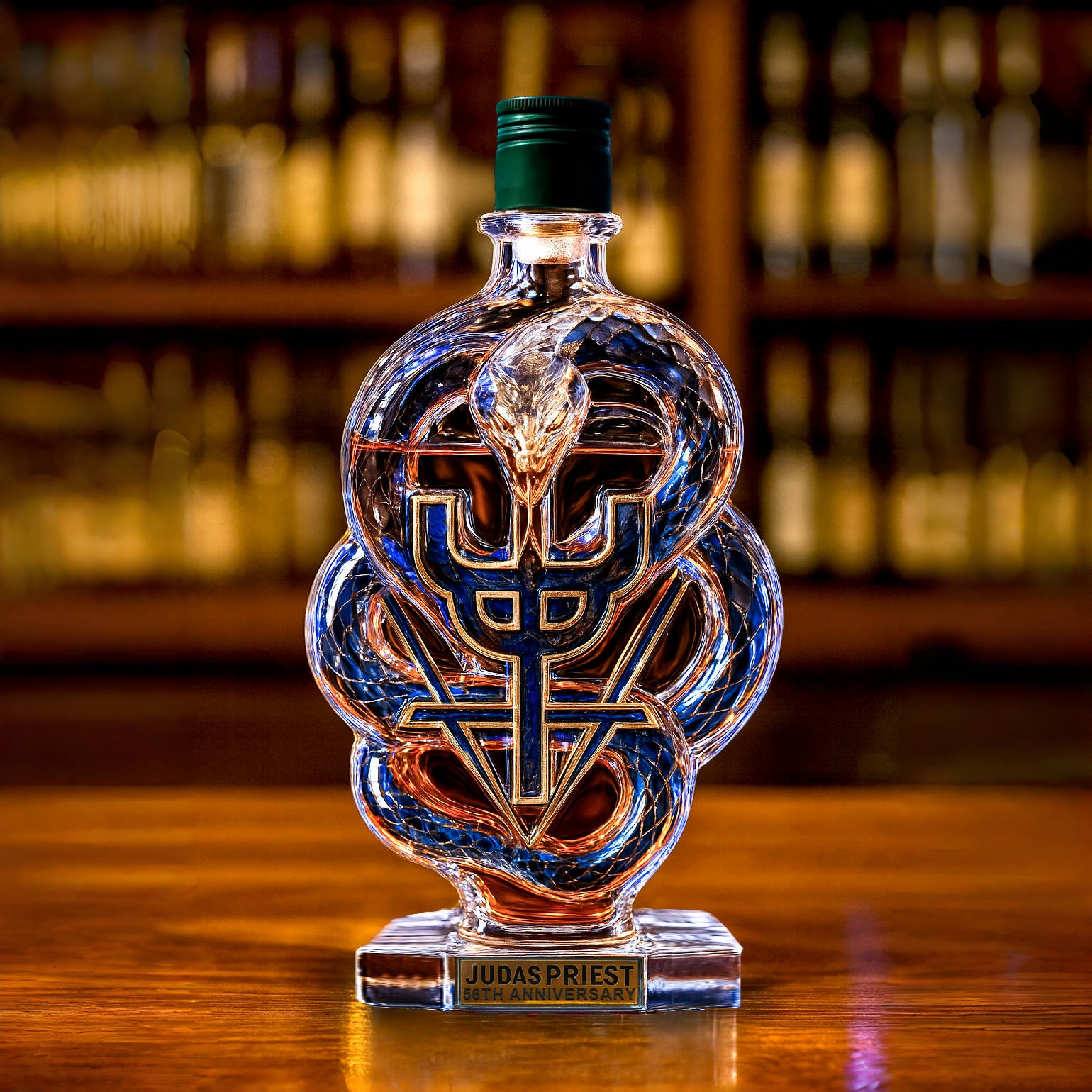 Judas Priest 56th Anniversary Whisky Bottle