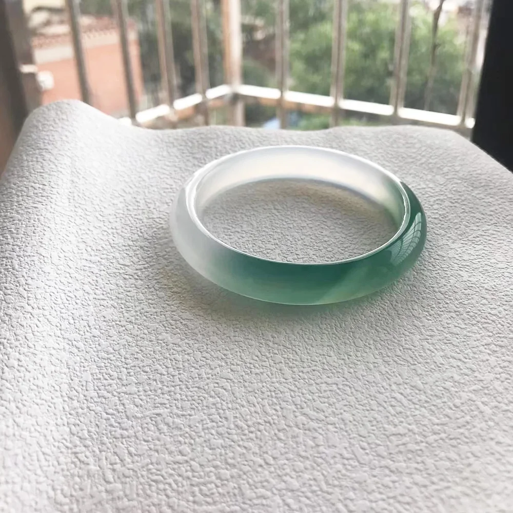 Natural Ice Jade Women Bracelet Fine Jewelry Charm Jadeite Elegant Bangle Fashion Accessories Holiday Gifts Free Shipping