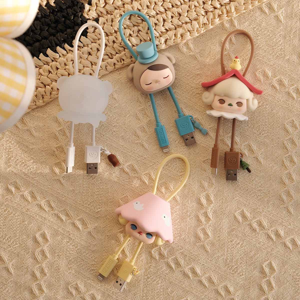 POP MART PUCKY Home Time Series-Cable for iPhone [1 Blind Box]