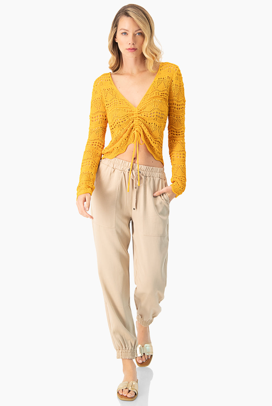 Pullover Abierto Calado