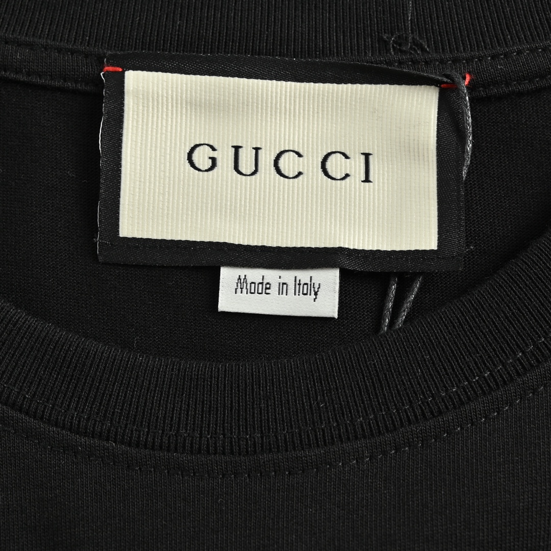 Gucci classic double G belt print short sleeves