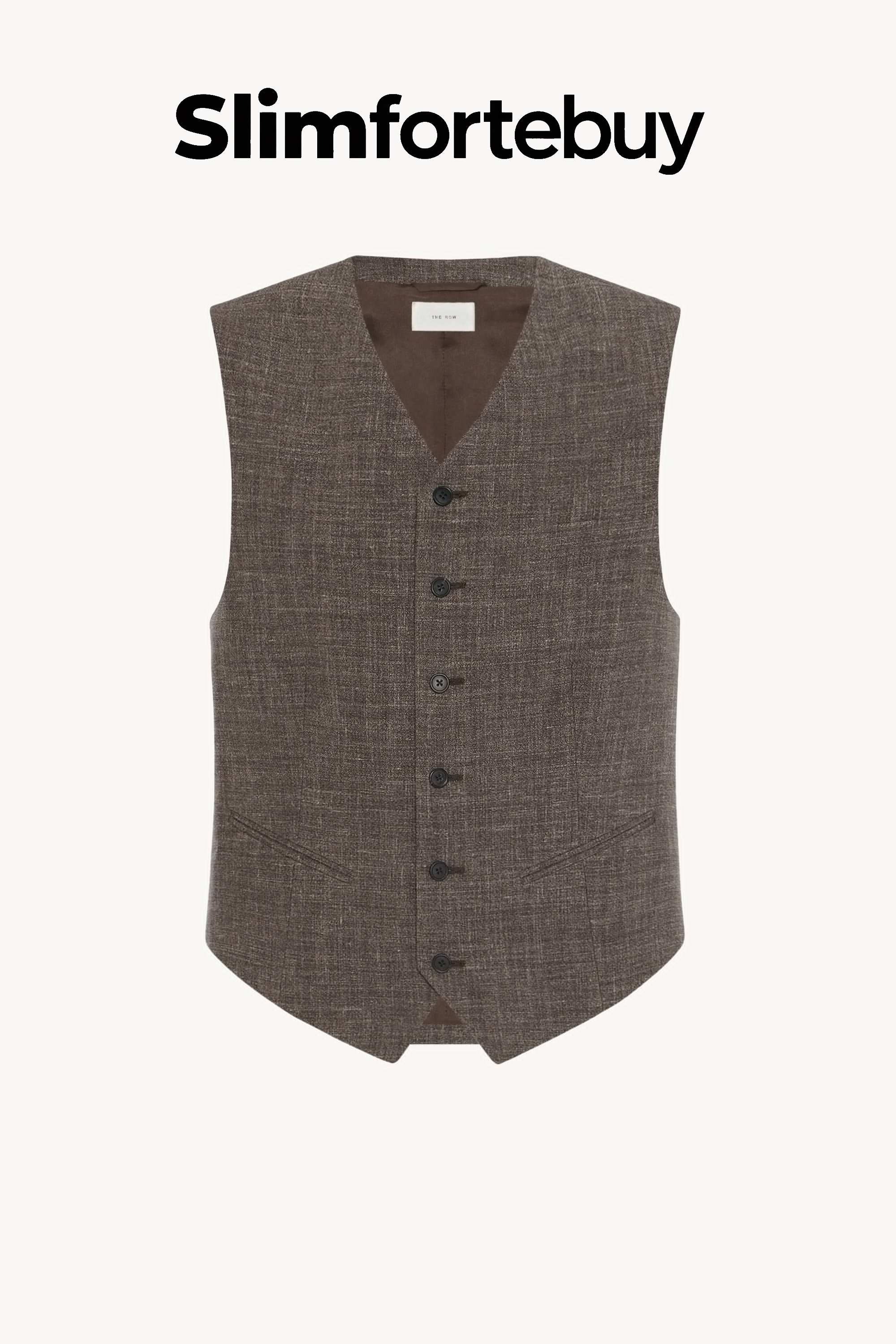 Yuri Vest in Silk, Linen, and Virgin Wool