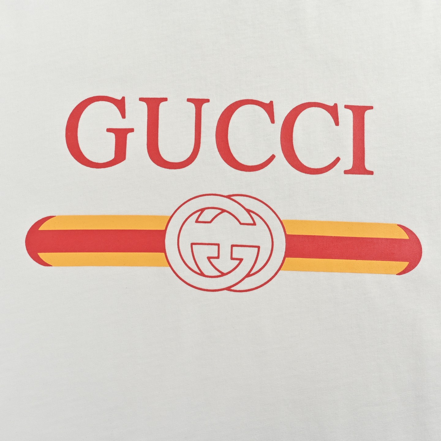 Gucci Double G interlocking belt letter print short sleeve