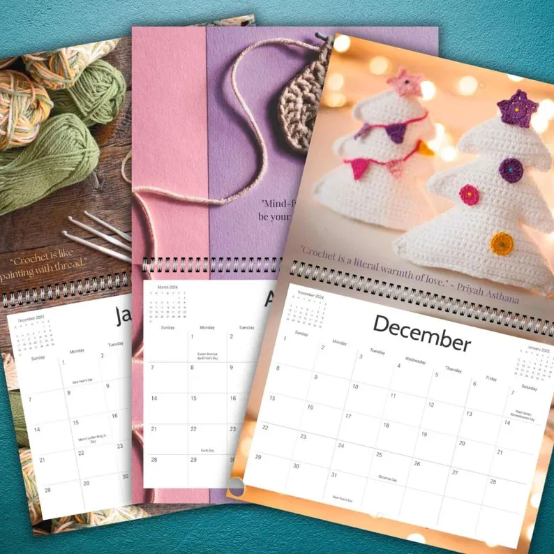Knitting Calendar 2025