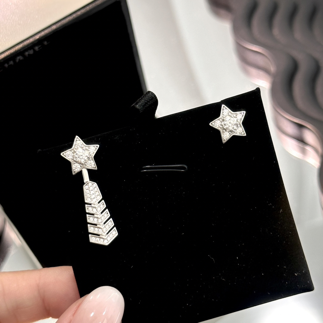 Chanel Comet Shooting Star Earrings