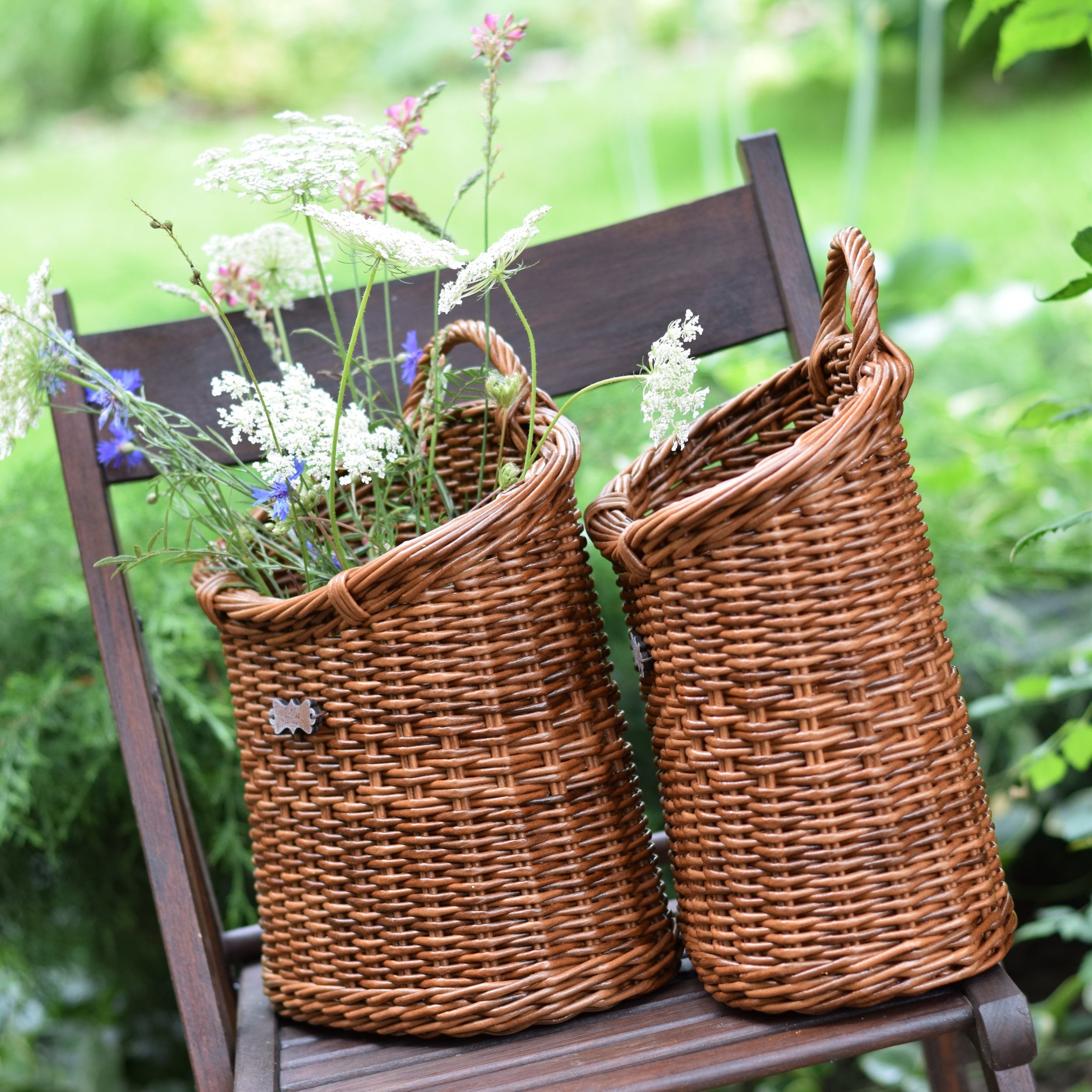 💖Last Day 49% OFF - Rustic Door basket Wicker hanging wall basket