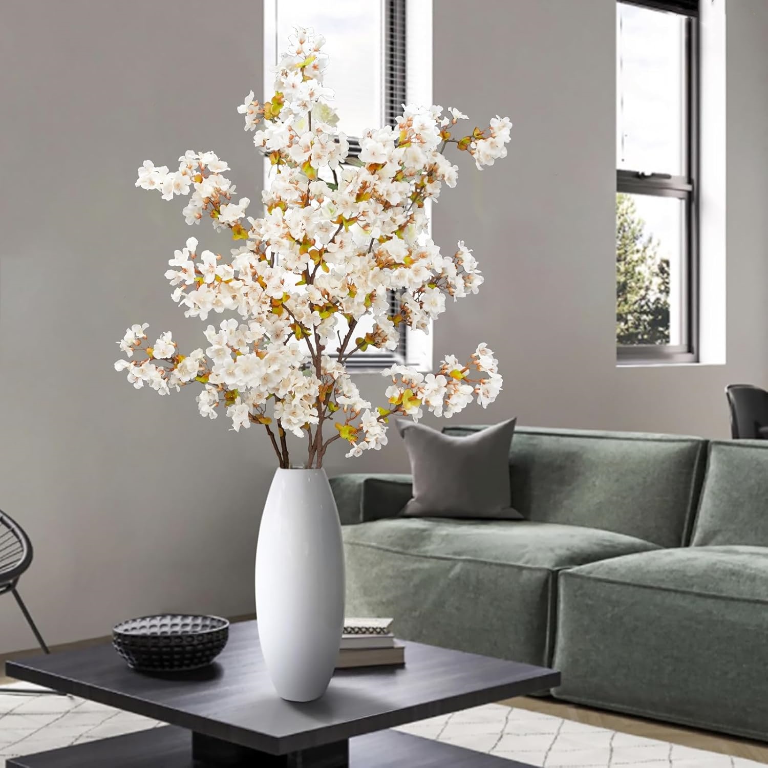 🔥Last Day 50% OFF🔥Silk Cherry Blossom Branches - 3 Pack