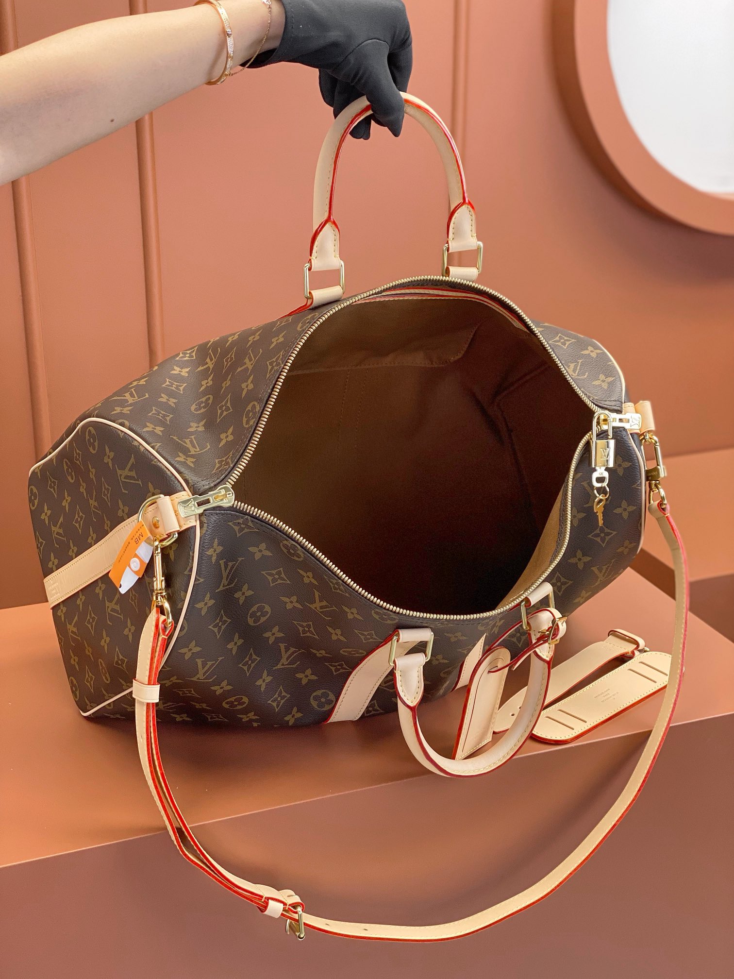 Louis Vuitton KEEPALL BANDOULIÈRE 45 Travel Bag M41418