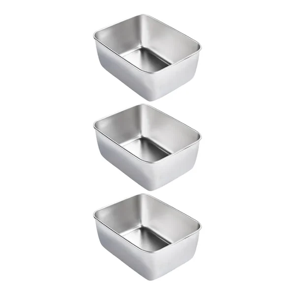🔥Buy 2 Get 1 Free 🤩🎁 Stainless Steel Square Plate（With Lid）