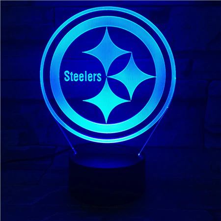 PITTSBURGH STEELERS 3D LED LIGHT LAMP