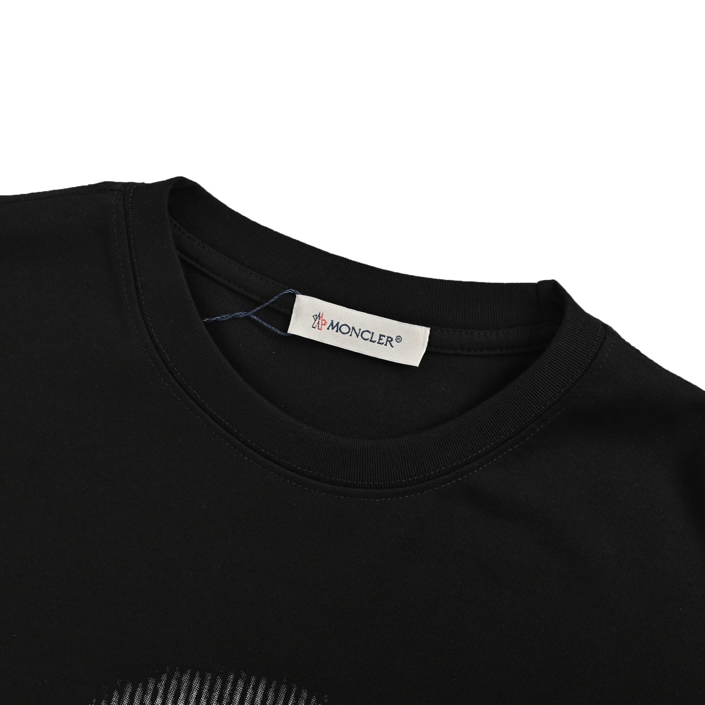 Moncler 25ss pixelated logo print short sleeves