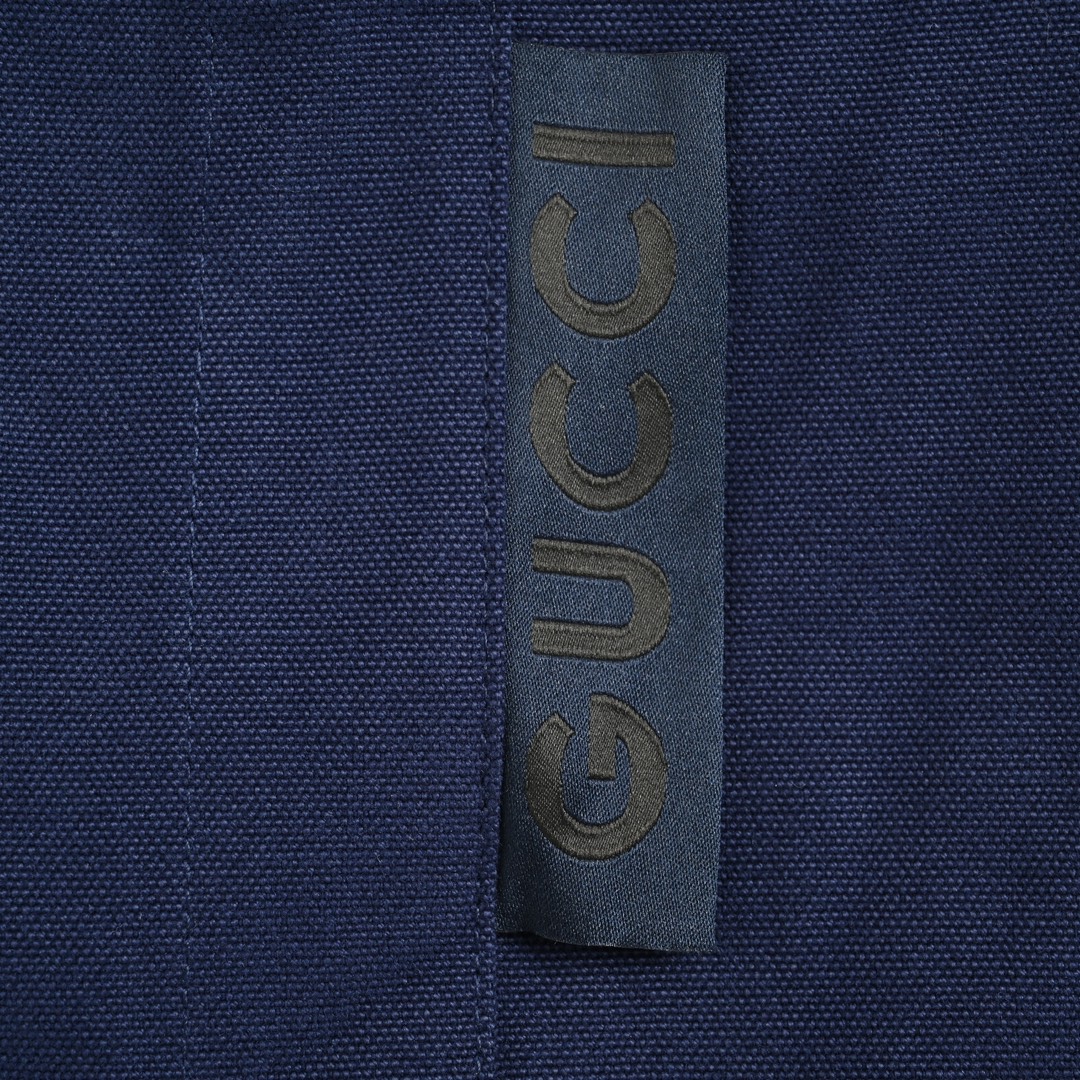 Gucci 24Fw lapel pocket canvas jacket