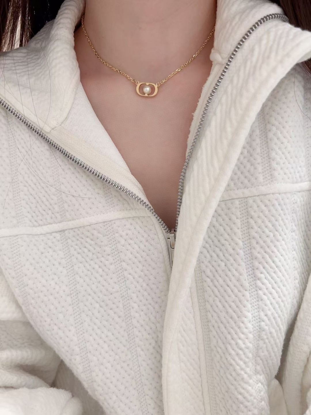 Dior CD Pearl Necklace