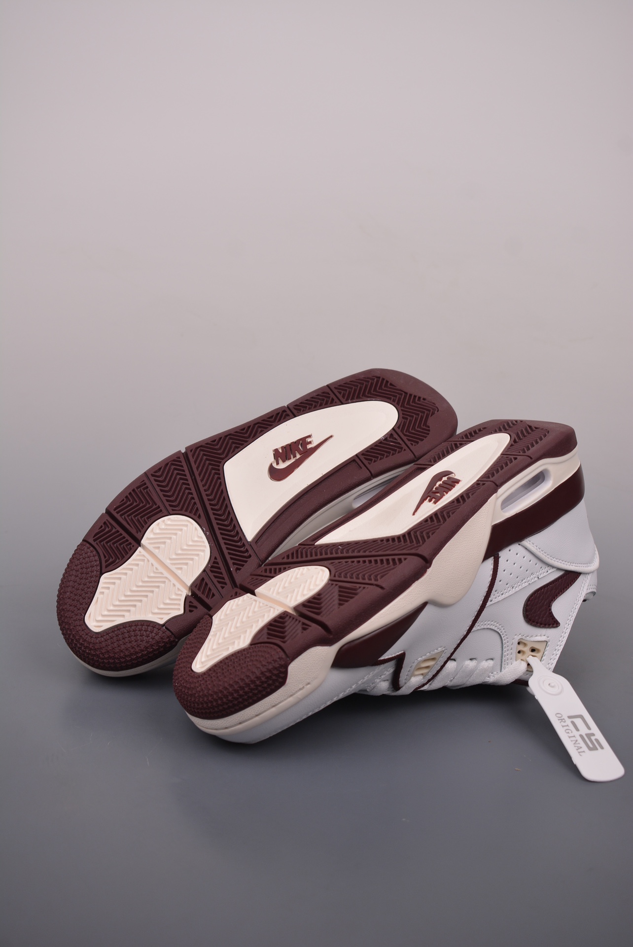 Nike Air Flight 89 White Burgundy Crush FQ8256-100