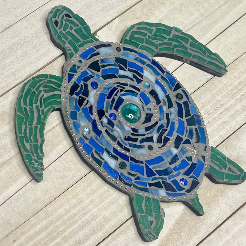 DIY Mosaic Sea Turtle Kit