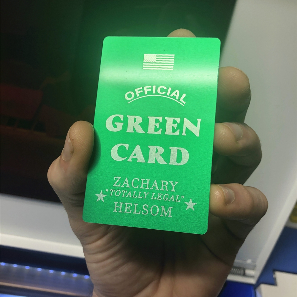 Personalized Green Card