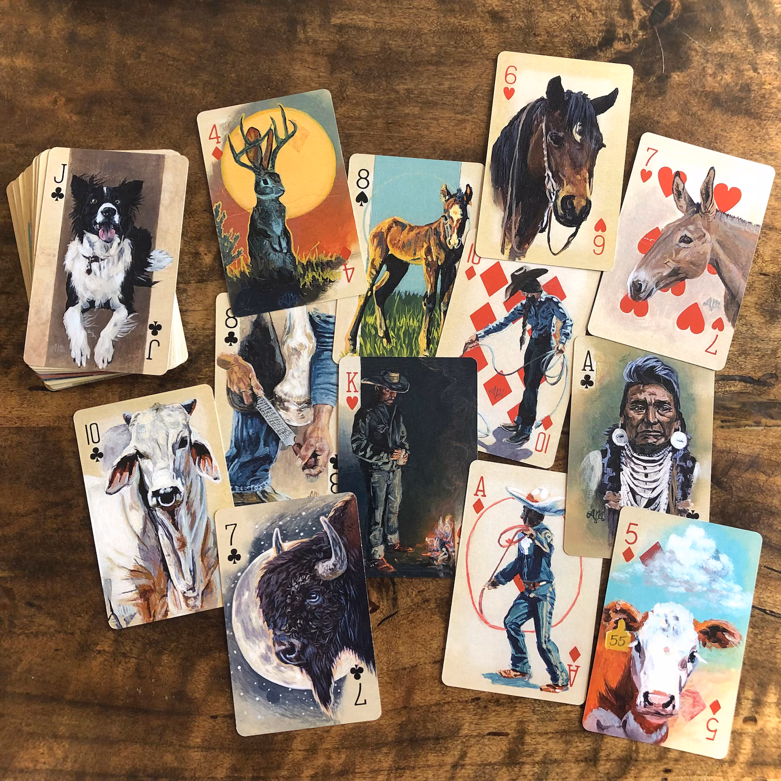 Classic Western Art Playing Cards