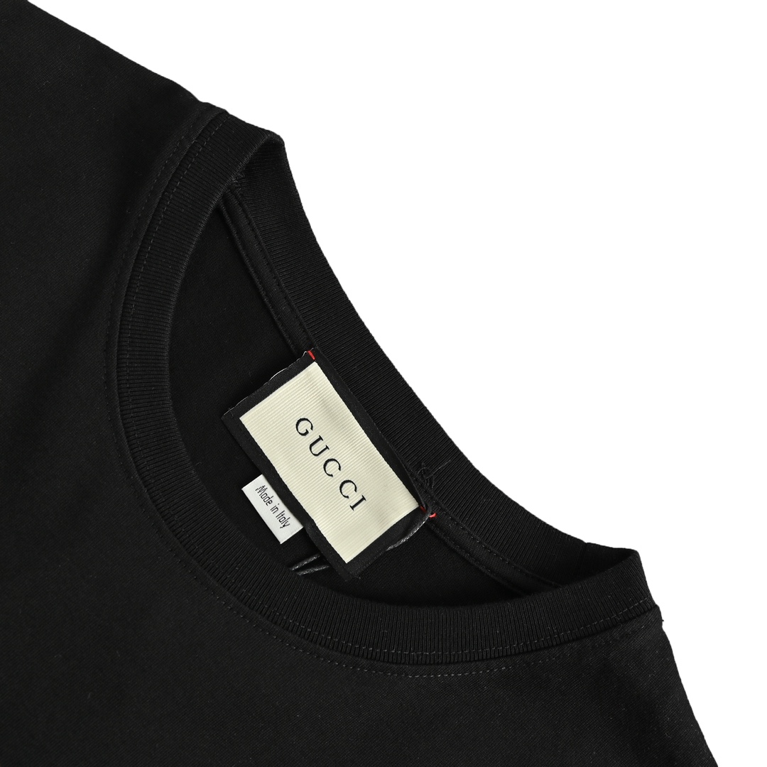 Gucci classic double G belt print short sleeves