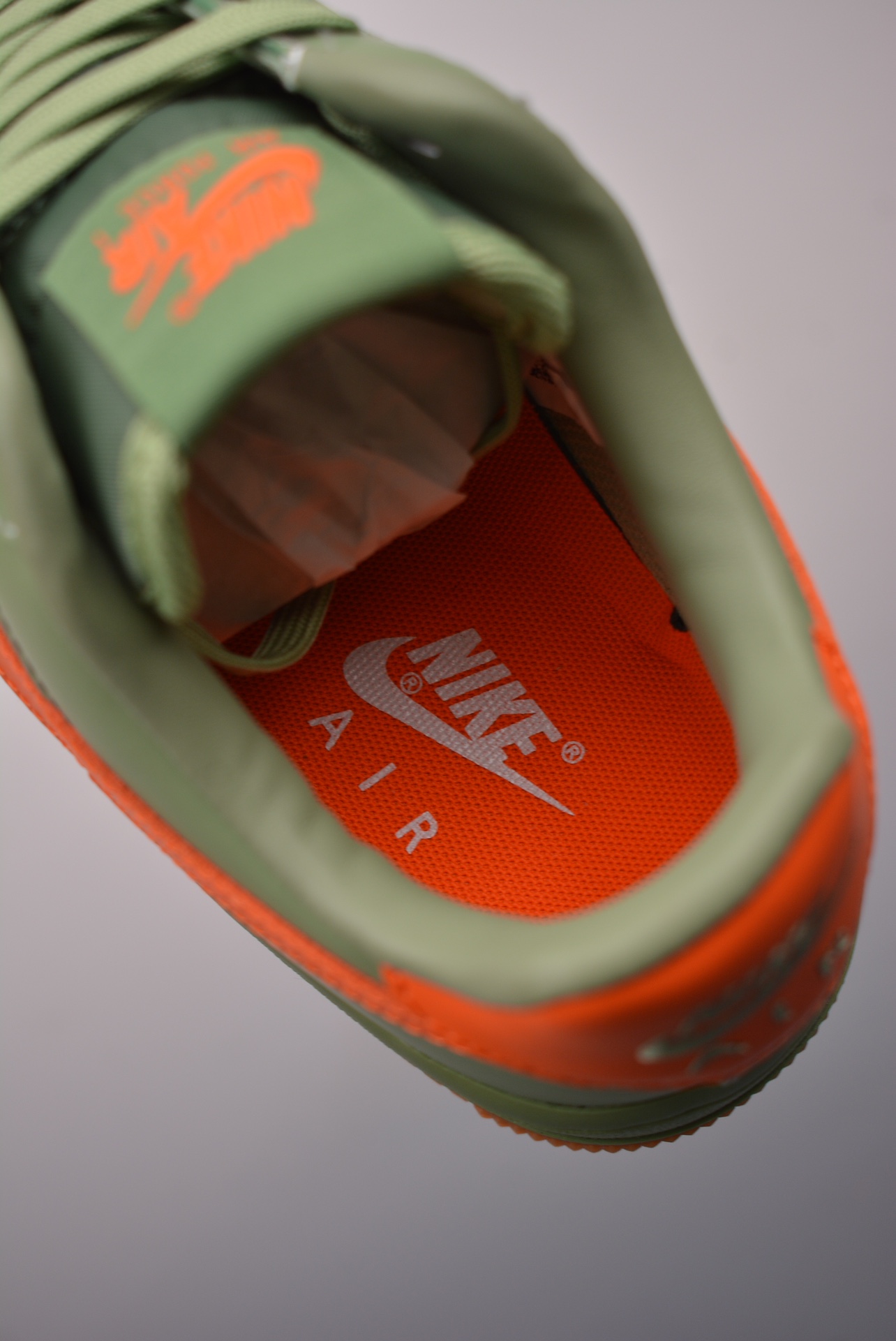 Nike Air Force 1 Low PremiumOil GreenSafety Orange HJ9118-386