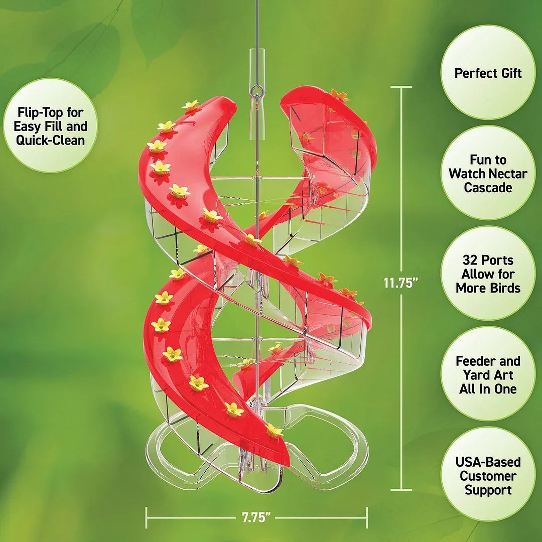 💥Pre-Sale💥 - DNA Helix 32-Port Hummingbird Feeder