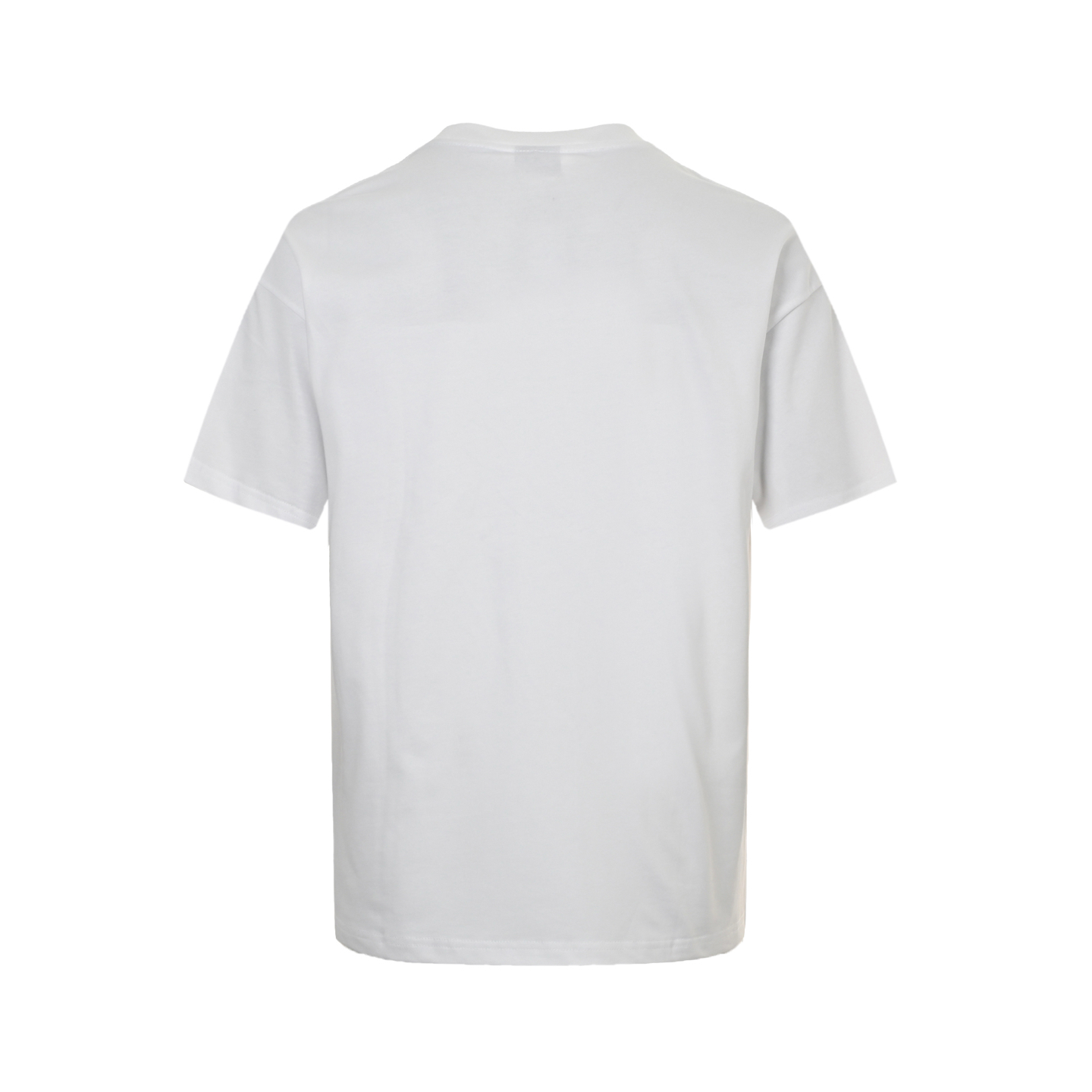 Balenciaga 25ss lock button silver embossed letter short sleeves