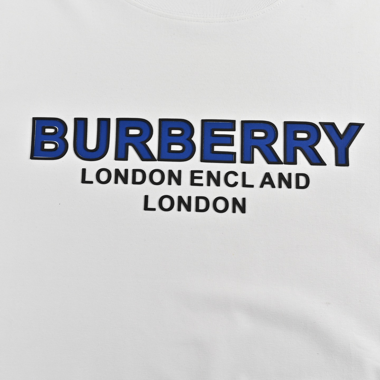 Burberry 25ss embossed lettering short sleeves