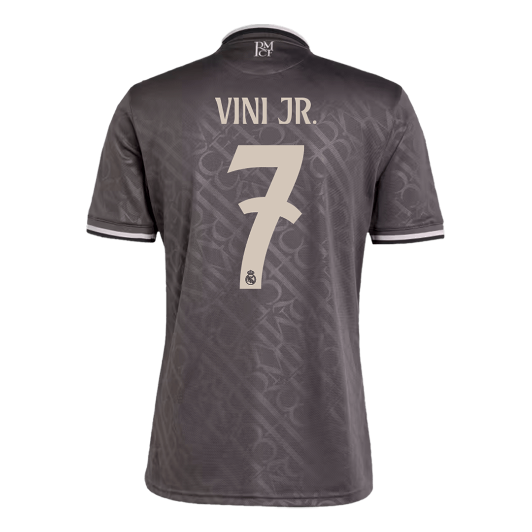 VINI JR. #7 Third Away Football Shirt Real Madrid 2024/25