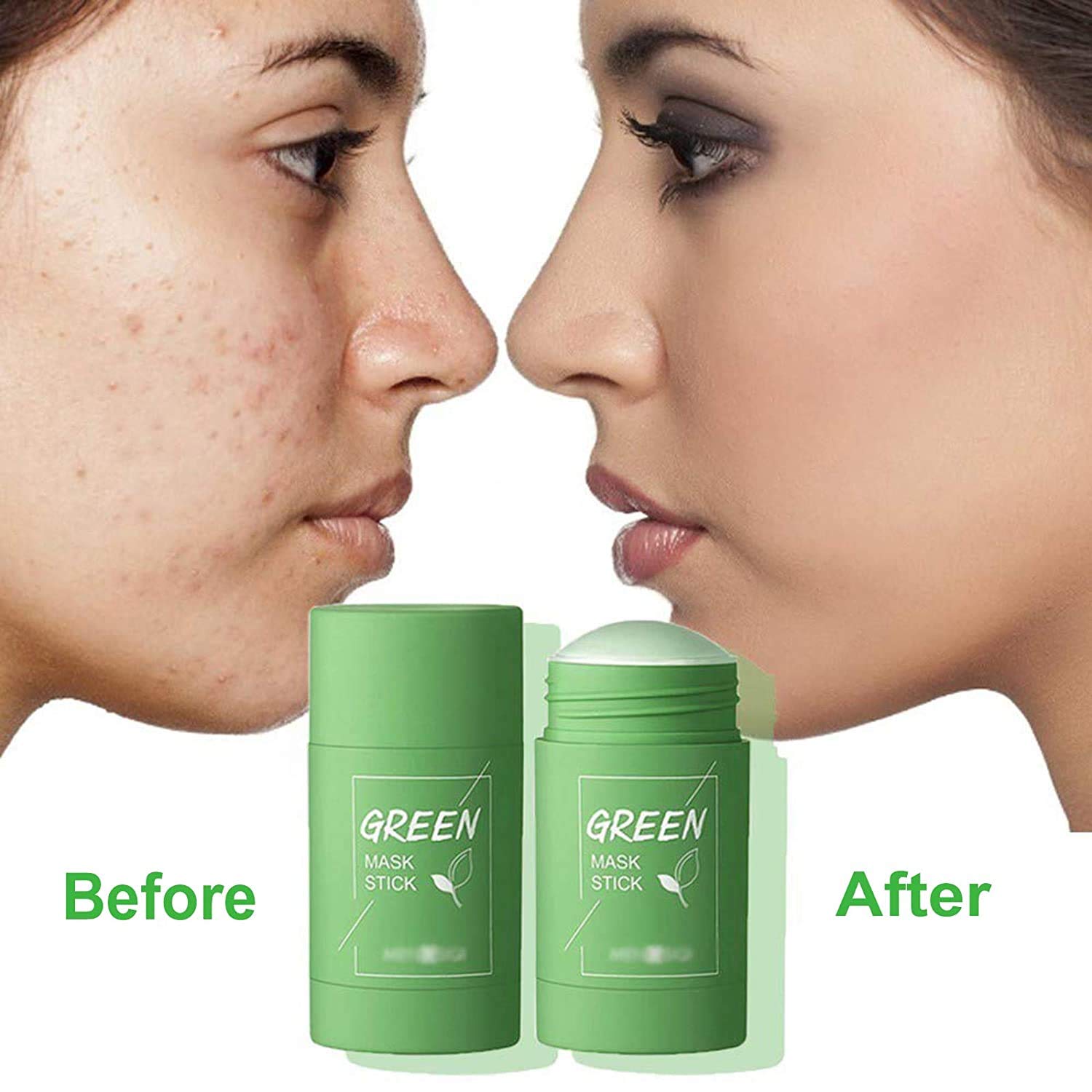 💖BUY 1 GET 1 FREE--Green Tea/Eggplant Purifying Clay Stick Mask (BUY 3 SAVE 30%)