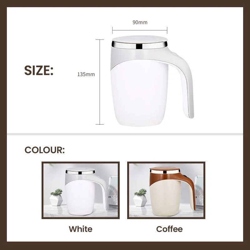 Magnetic Automatic Self-Stirring Coffee Mug🔥(Last Day Promotion- SAVE 48% OFF,BUY 2 GET FREE SHIPPING)
