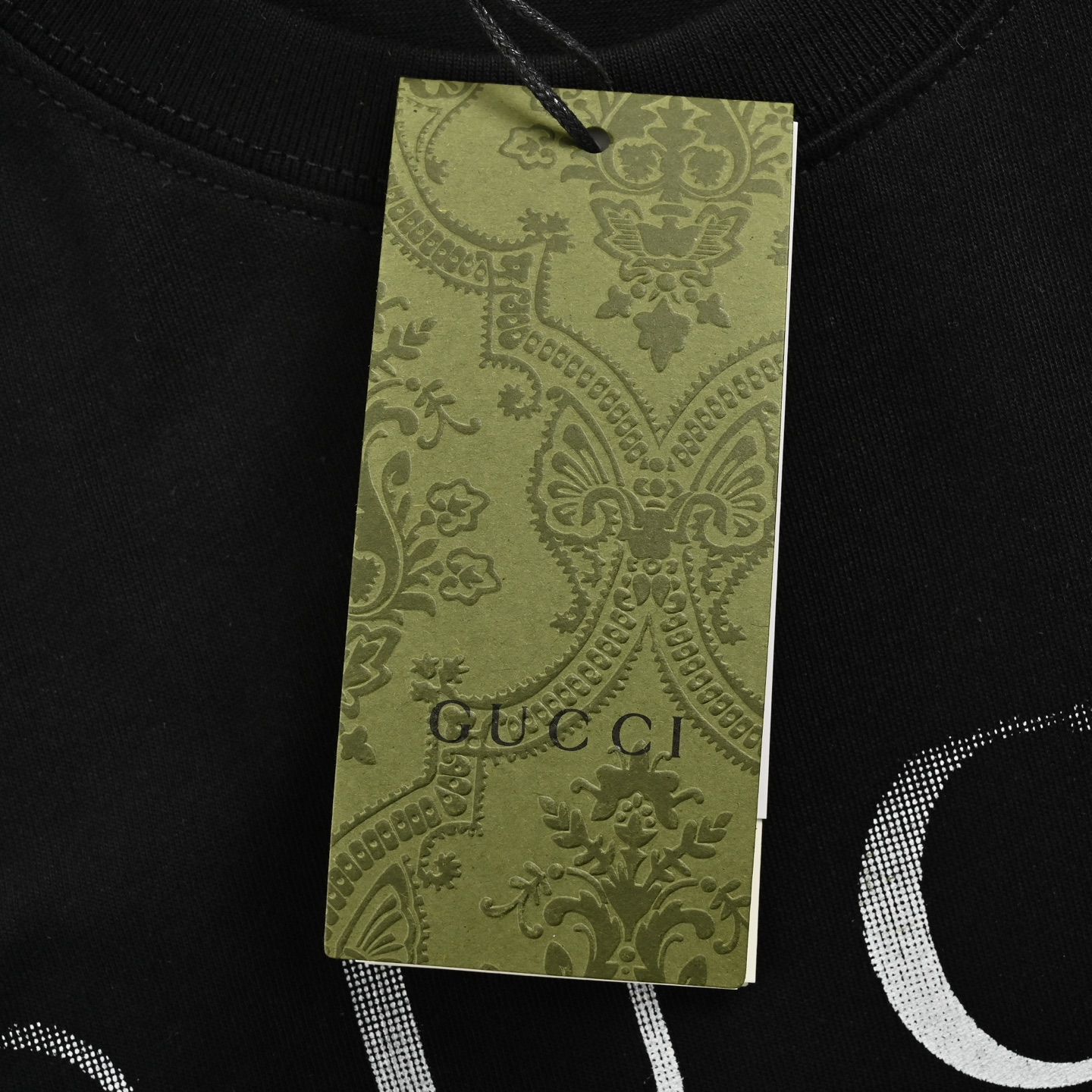 Gucci 24ss gradient belt print short sleeves
