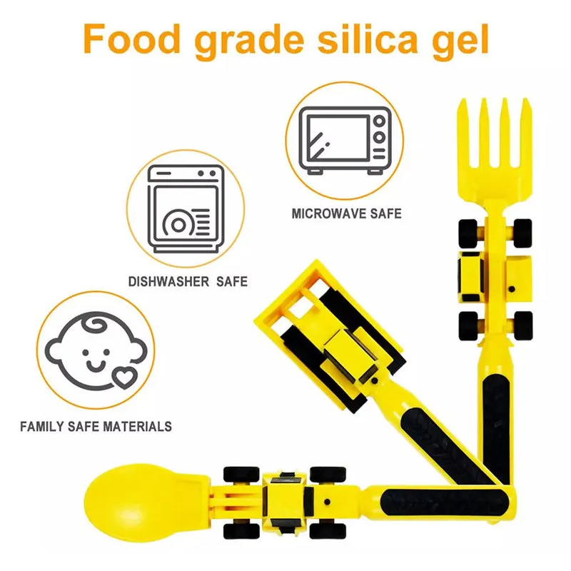 👶👶Kids Cute Cutlery Set of 3🔥🔥 (Makes Baby Love Eating)
