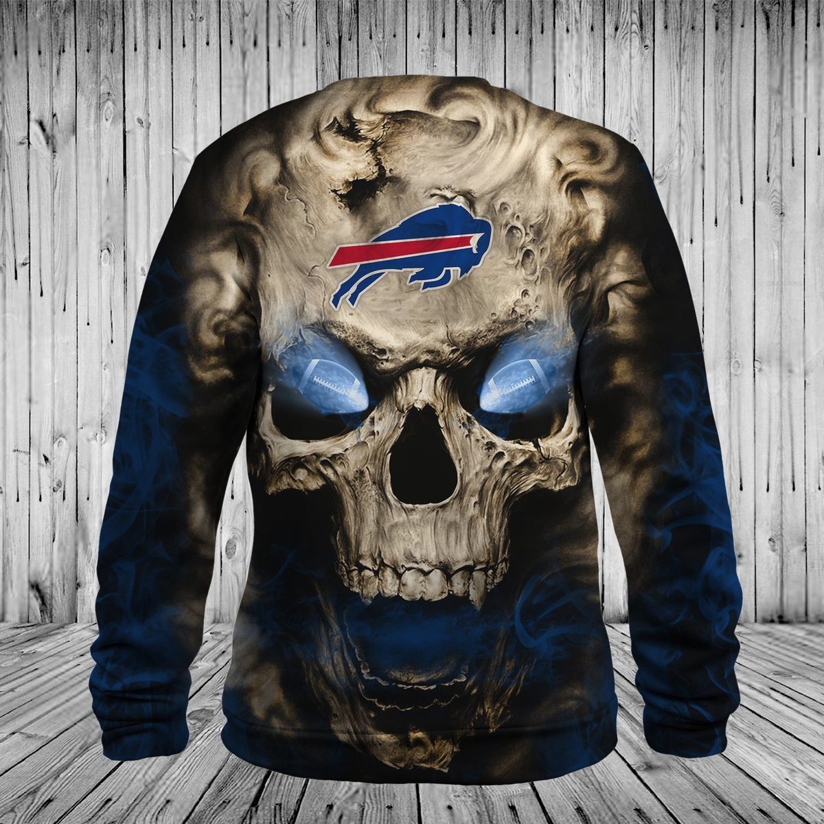 BILLS 3D HOODIE SKULL52
