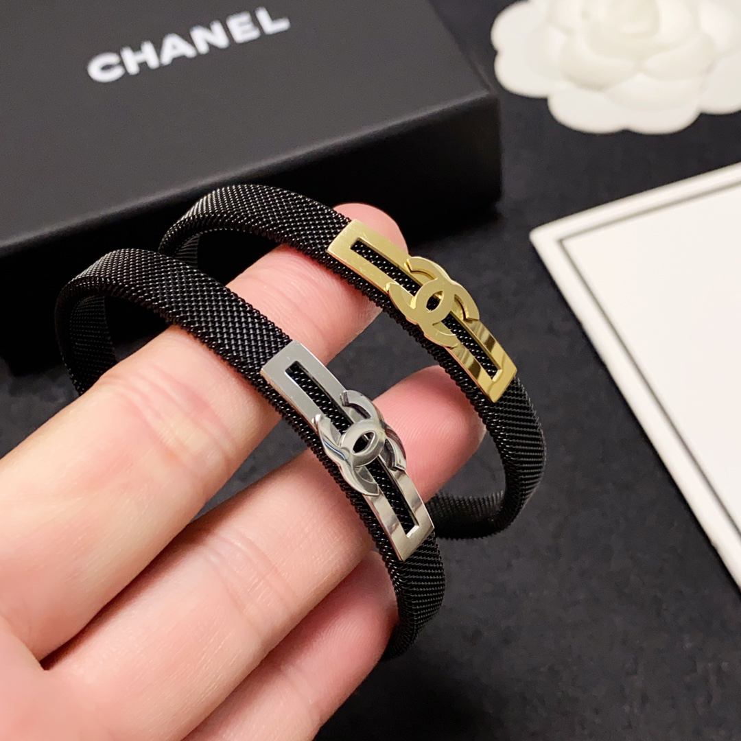 Chanel carbon black bracelet