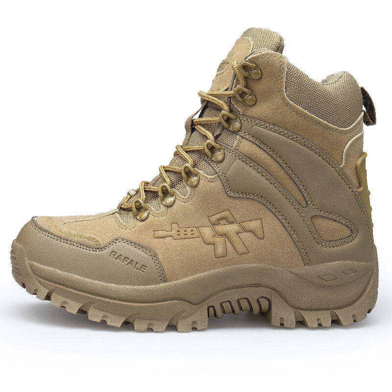 Men Outdoor Waterproof Non-Slip Military Boots Anti-Impact Work Combat Boots (Durability Upgrade)