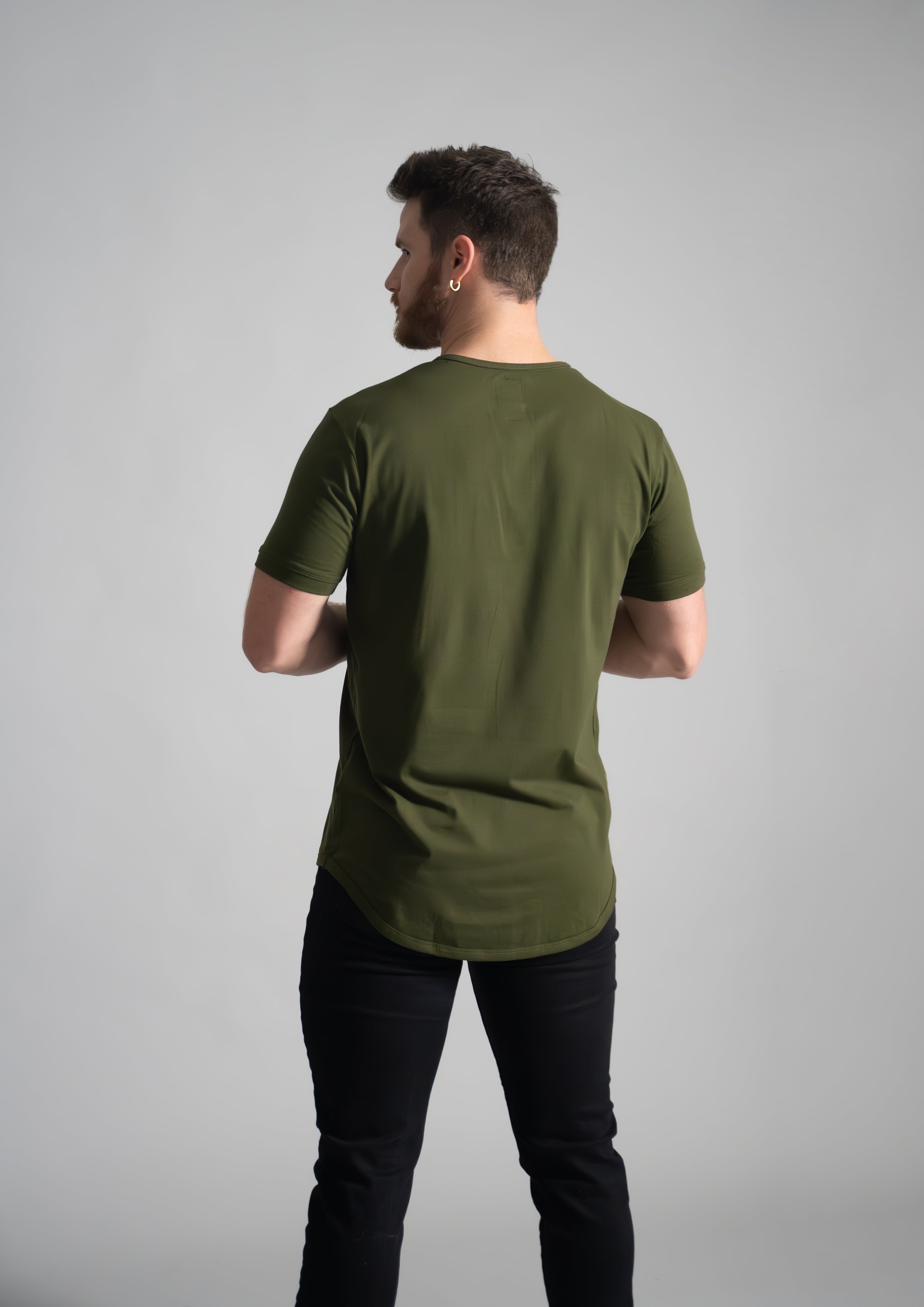 Henley Curved Hem