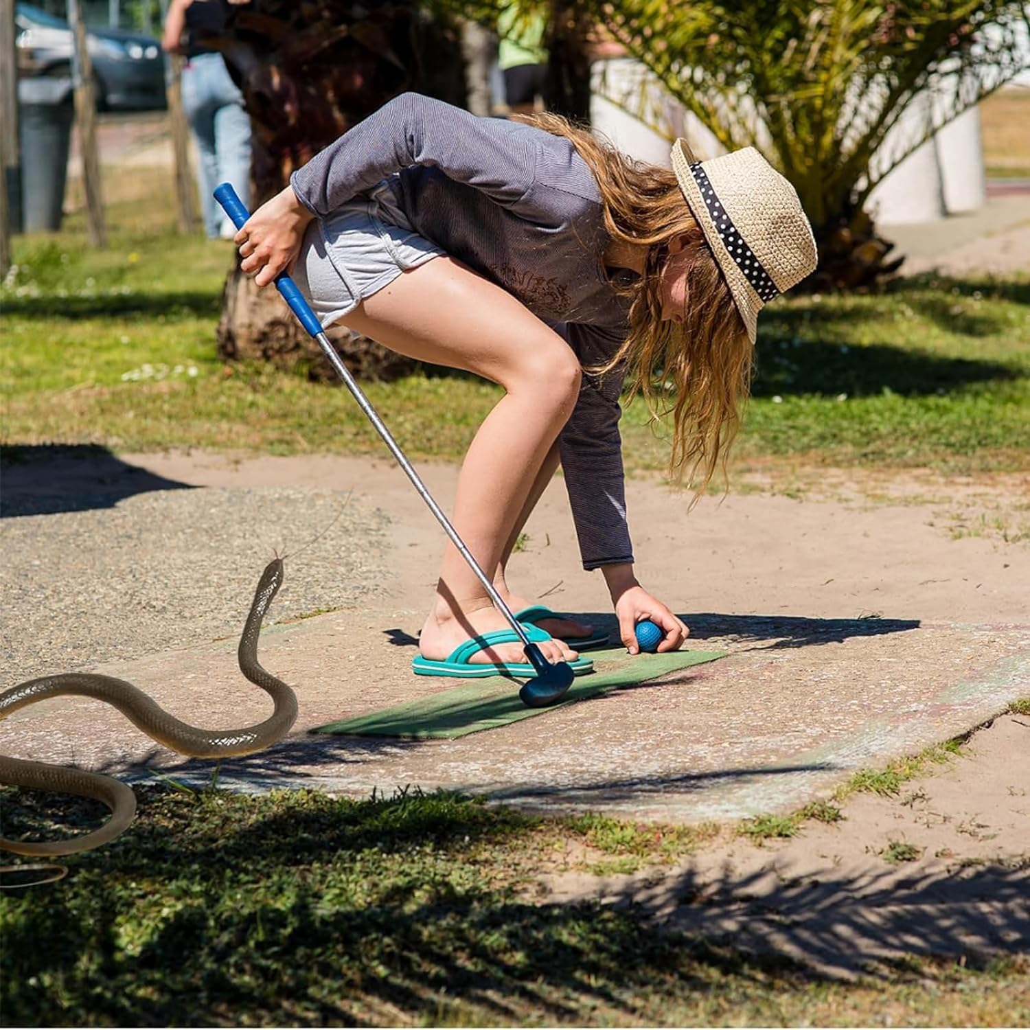 😈Snake Prank with String Clip🐍