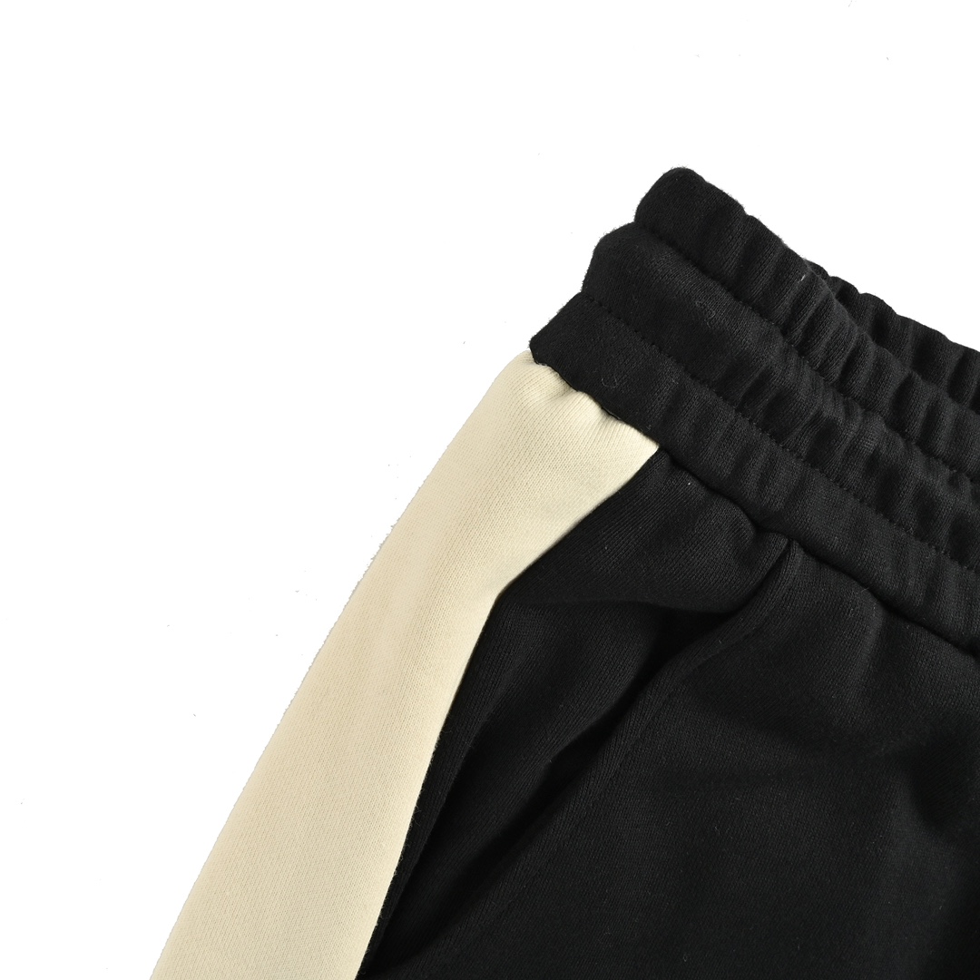 Gucci 24Fw Double G embroidered striped colorblock trousers