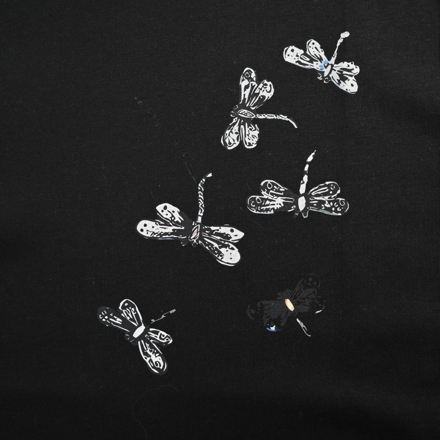 Dior 25ss dragonfly print short sleeve