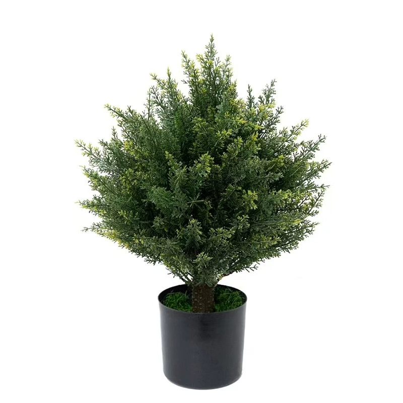 Sale 49% off 🔥UV Resistant Artificial Cedar Leafy Pot Plant (Urn Filler with Real Feel)